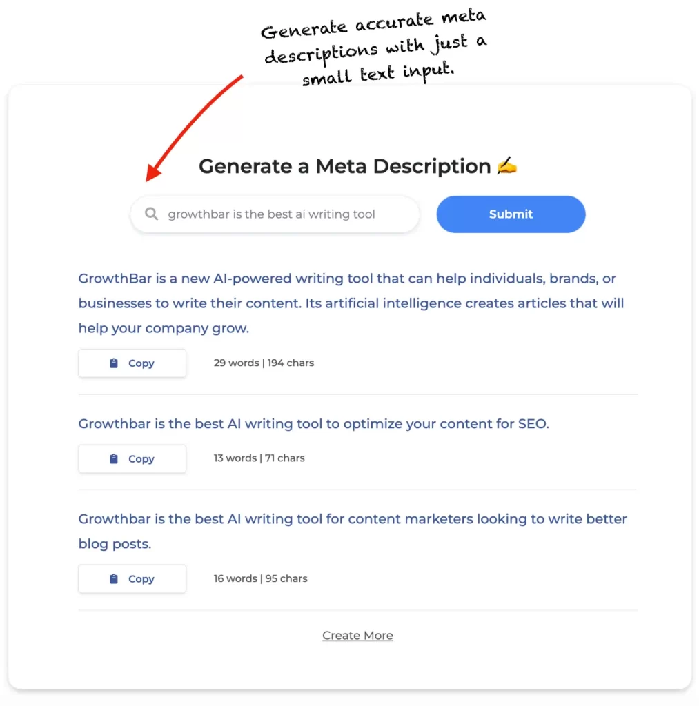 generate meta description-on-page seo