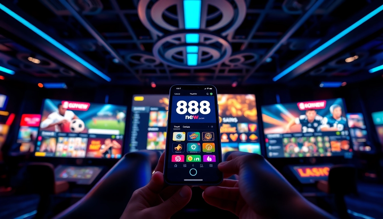 Experience the secure and engaging 888new online gambling platform with vibrant game visuals.