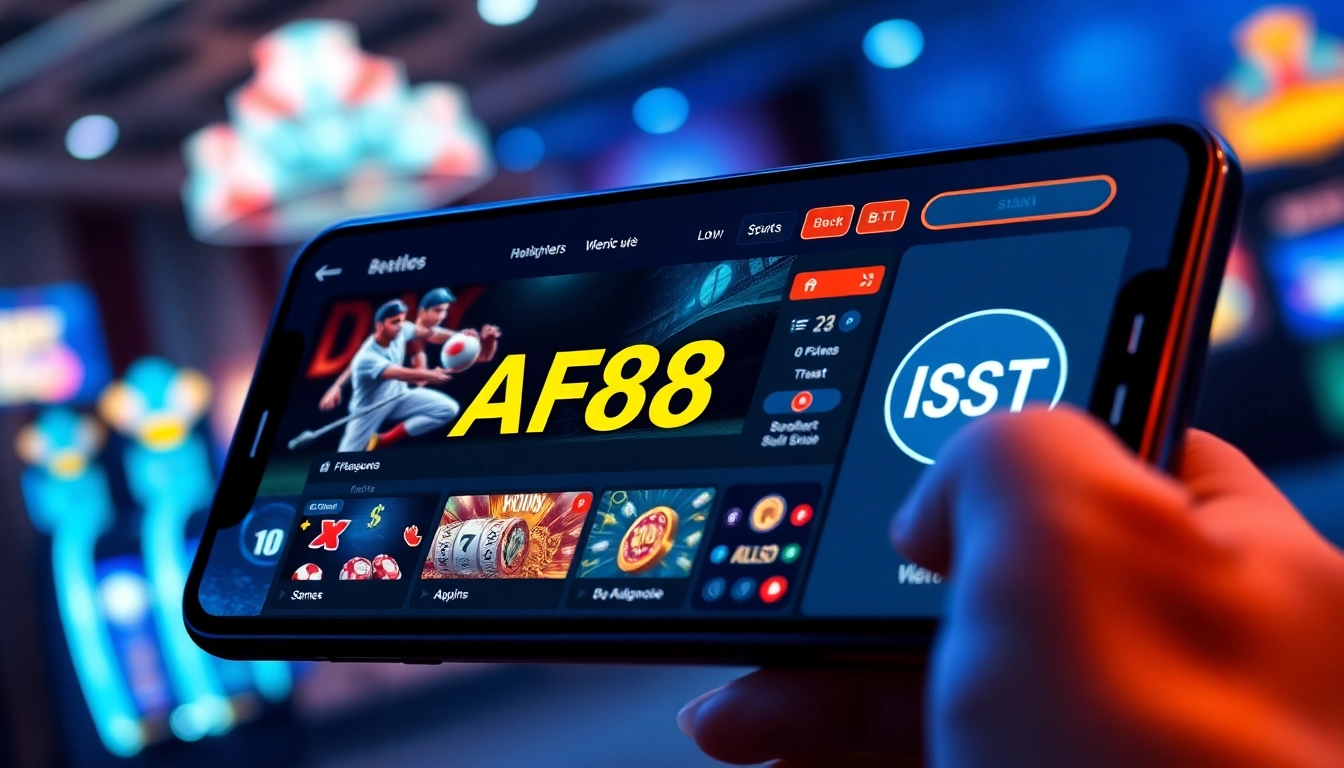 AF88 online gambling platform interface showcasing exciting gaming options and seamless USDT transactions.