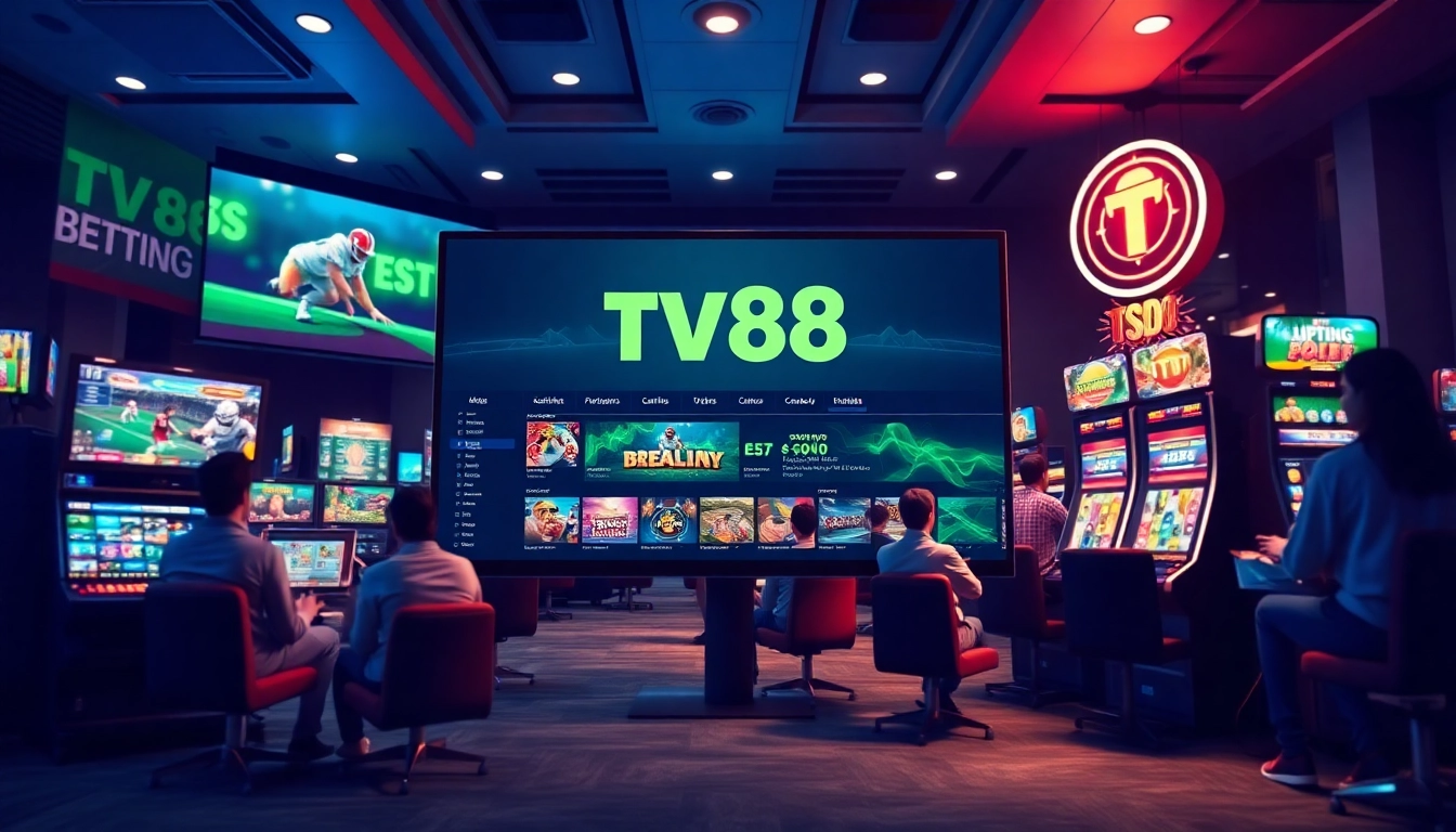 TV88 online betting platform showcasing engaging games and a secure, user-friendly interface.