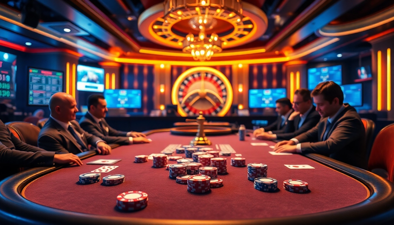 Experience thrilling gameplay at 789F with vibrant poker tables and advanced digital betting interfaces.