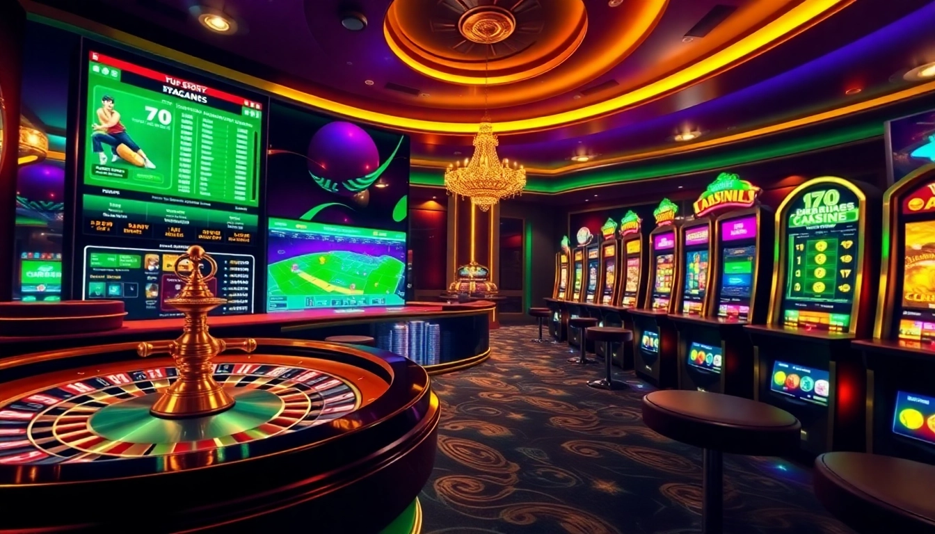 The exciting betting atmosphere at https://67bett.com.br showcasing vibrant games and casino elements.