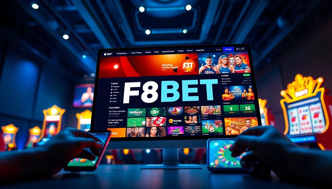 Experience the excitement of F8BET's innovative online betting platform with various gaming options.
