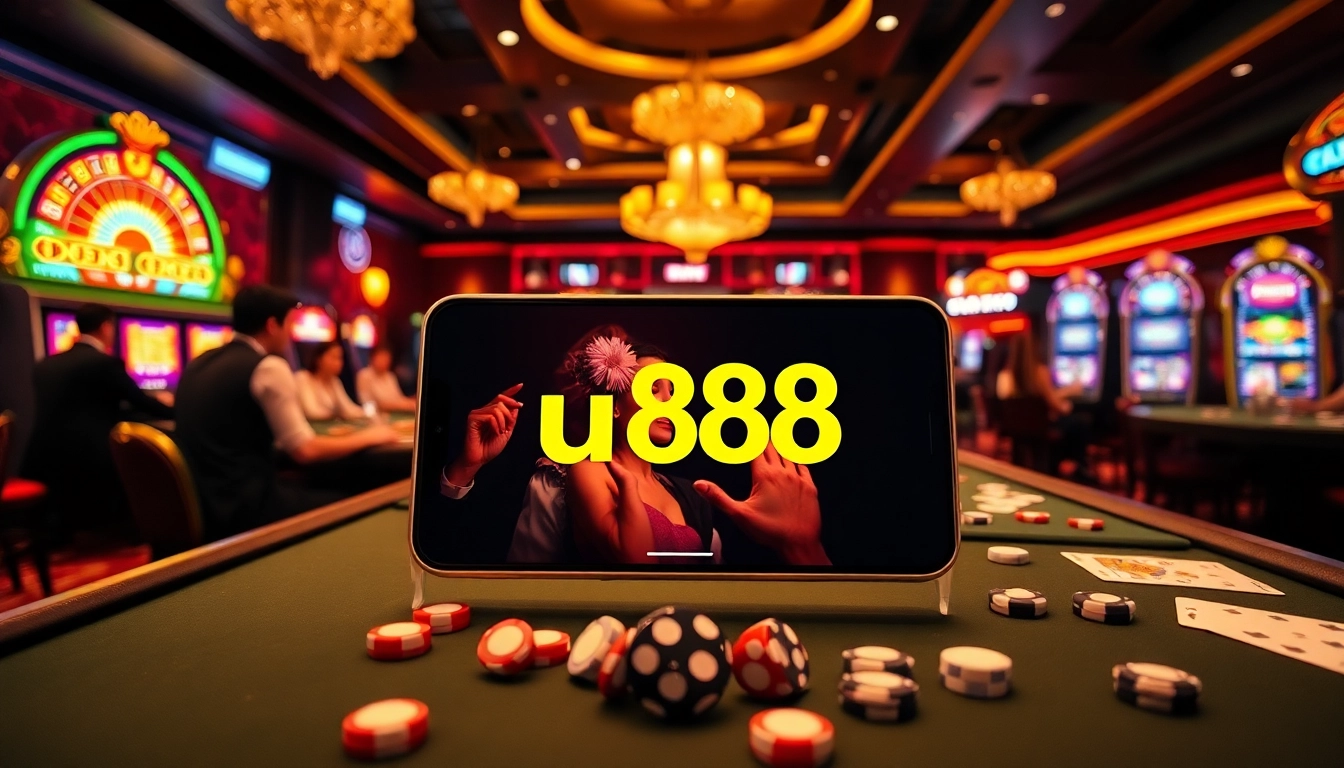 Experience the thrill of gambling with the u888 app, featuring exciting casino games and vibrant gameplay.
