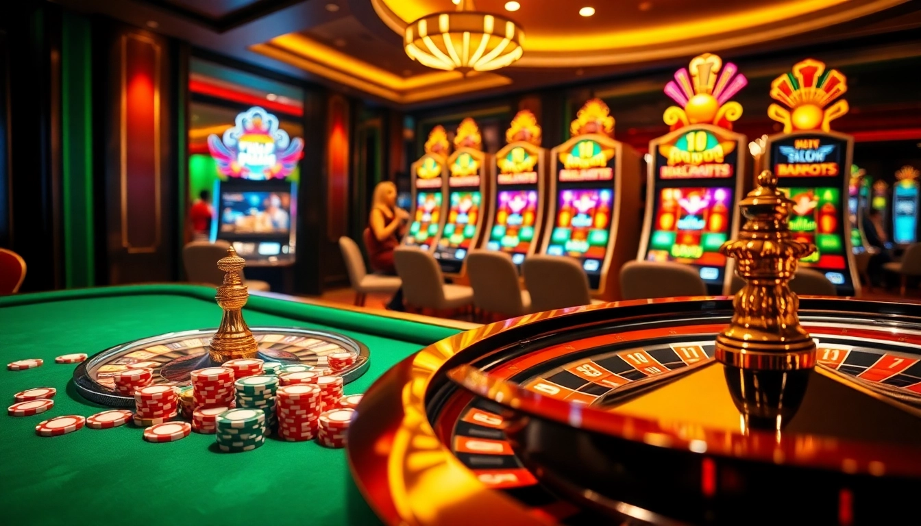 Experience the excitement of gaming with slot kamboja bet 100 amidst a vibrant casino atmosphere.