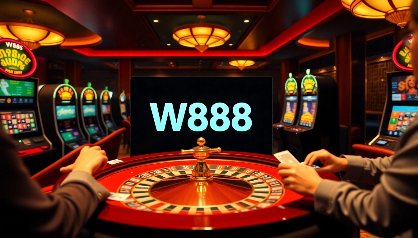 Experience the thrill of betting with the W88 link at a luxurious online casino.