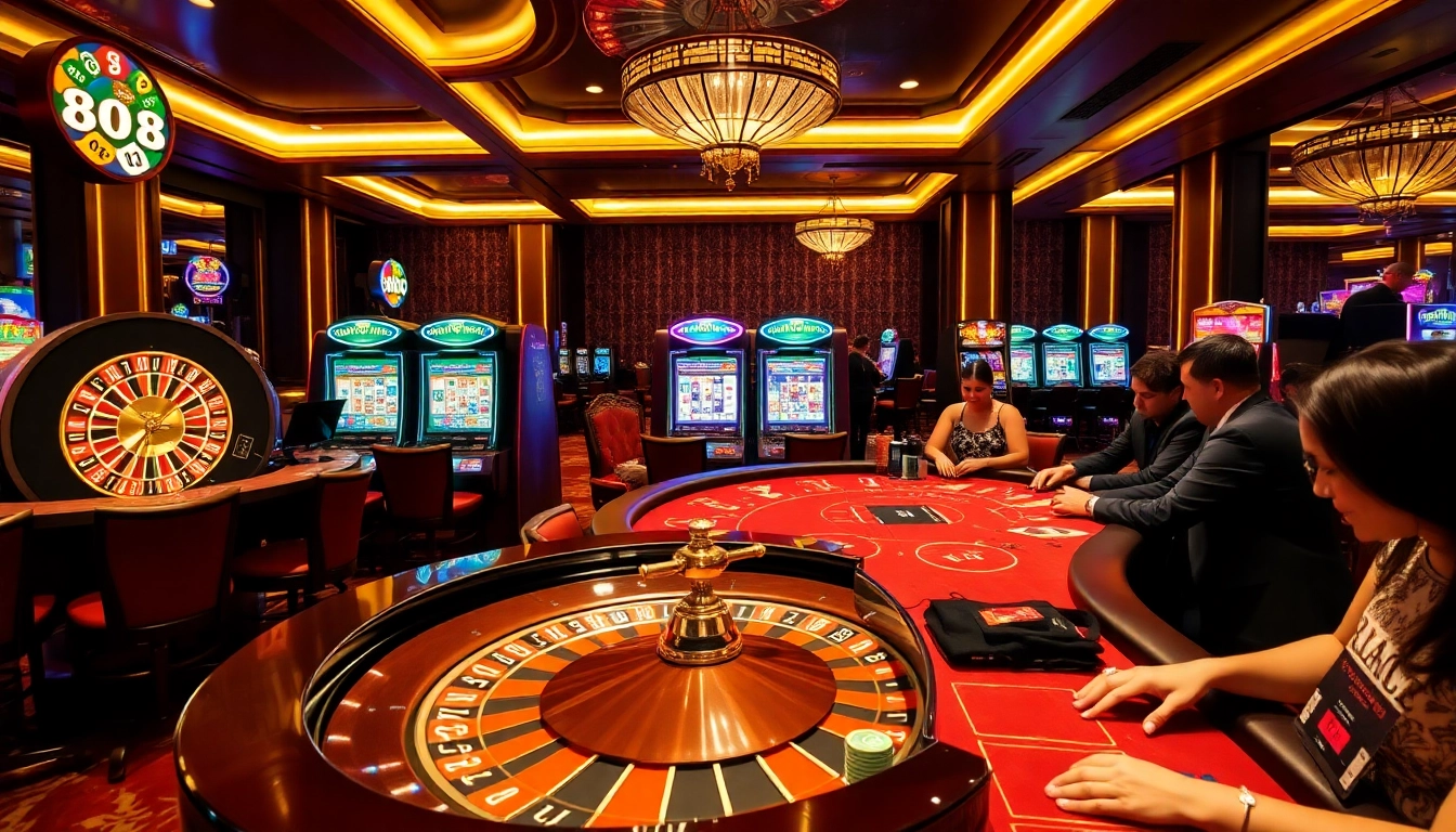 Experience high-stakes action at uu88 with vibrant casino tables and thrilling gaming moments.