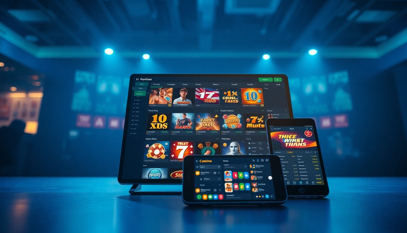 Engaging online betting experience showcasing TTPTP platform with slots and poker games.