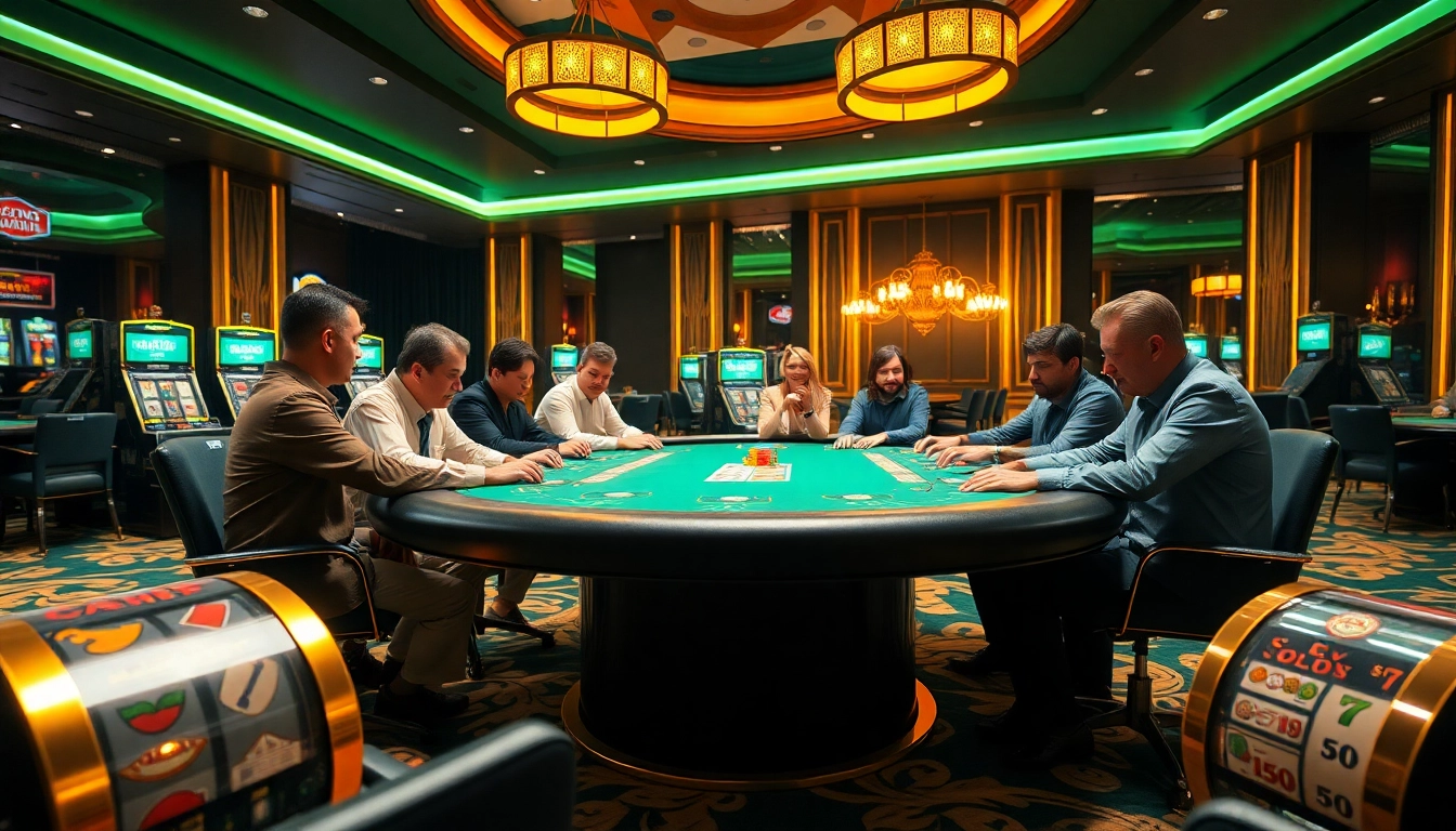 Experience the thrill of the k9k9 game in an elegant casino setting filled with excitement.