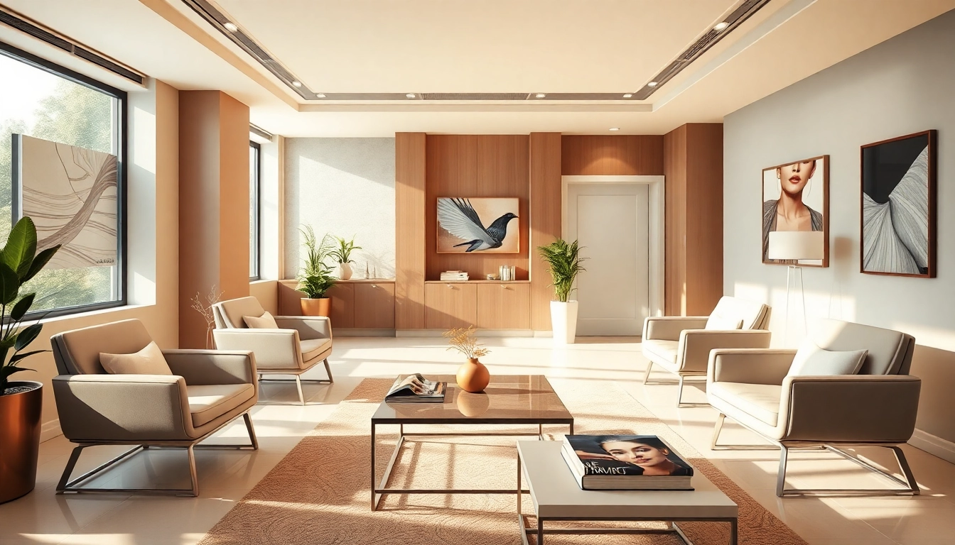 快適な座席と自然光が差し込む、美容整形クリニックおすすめ口コミ＆評判情報を紹介するウェルカムエリア。