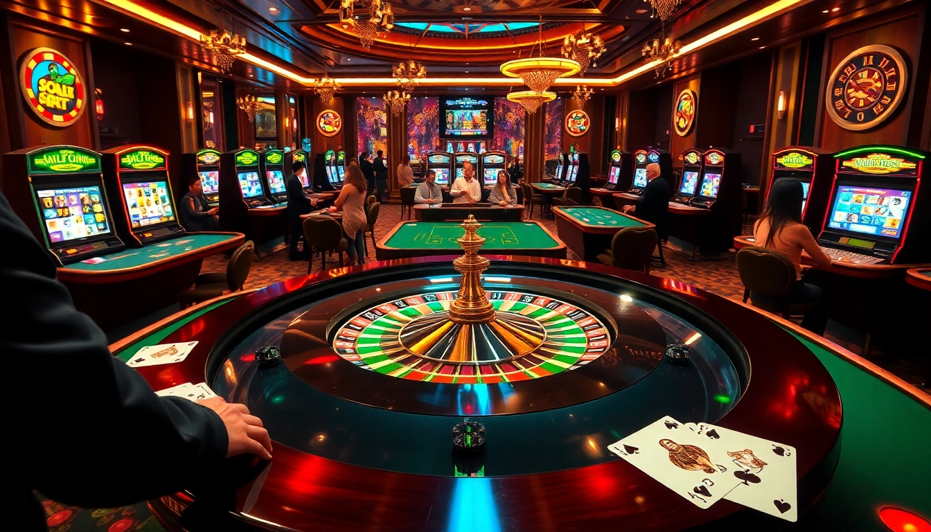 Experience excitement at https://siu88.best/ with a vibrant casino scene featuring roulette and engaging players.