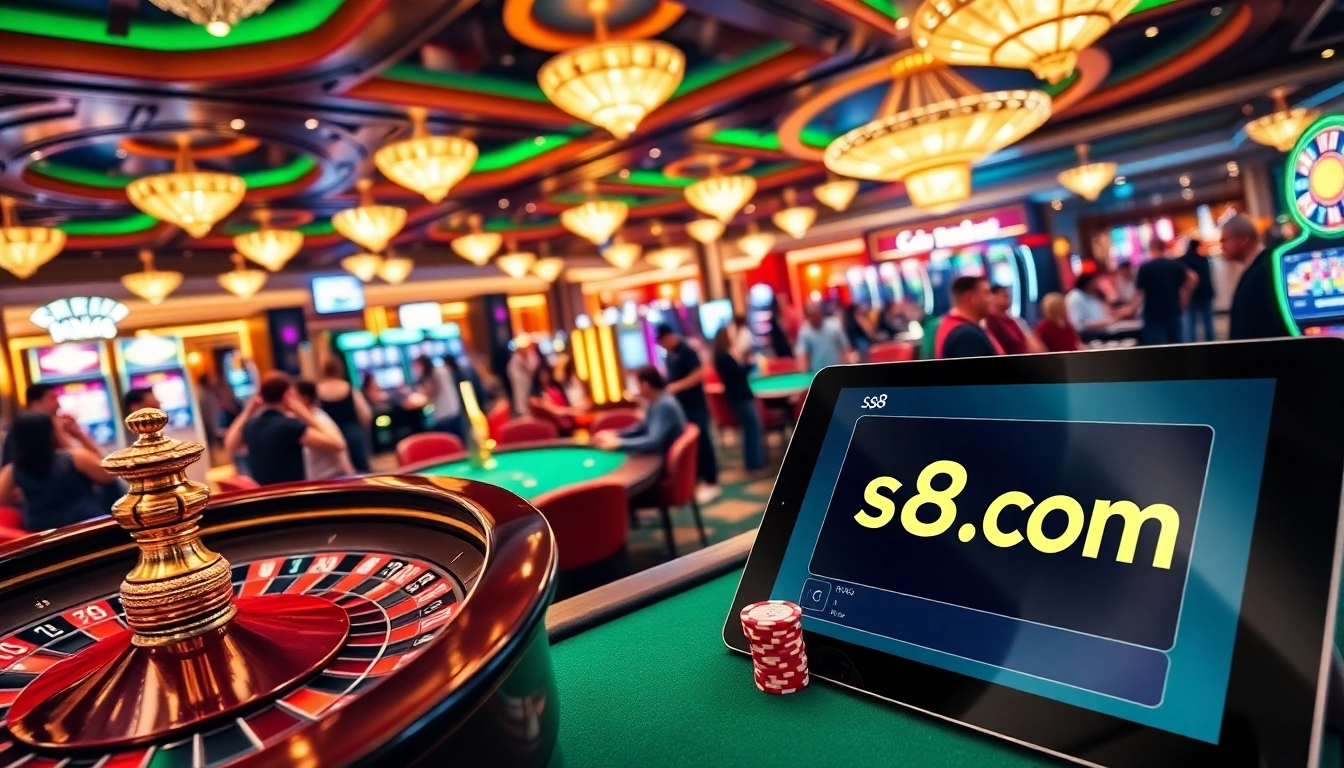 Experience the thrill of high-stakes gambling at s8.com with vibrant casino games and exciting players.