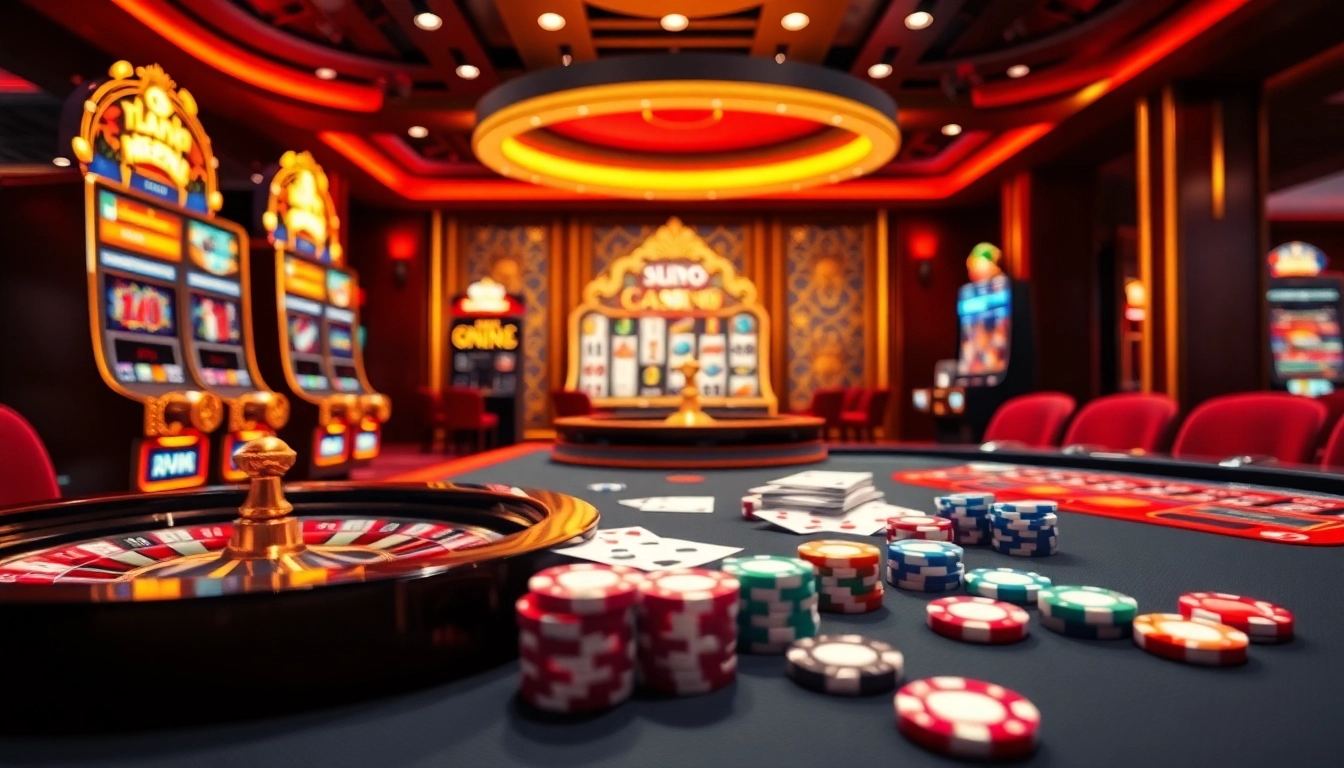 Pahala4d offers an exciting casino experience with vibrant slot machines and roulette tables.