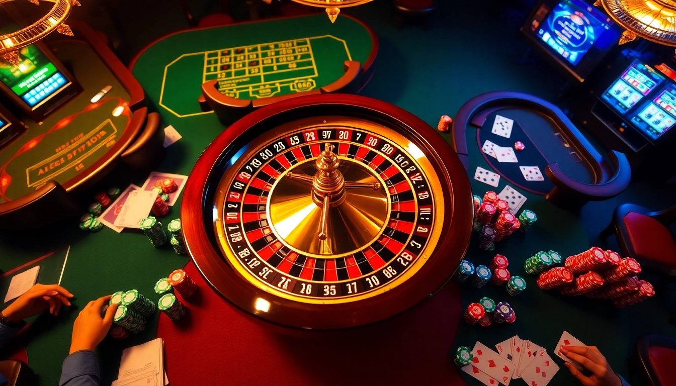 Experience high-stakes action with the vibrant casino scene from https://ecogreenbuilders.in/contact/ featuring roulette and poker games.