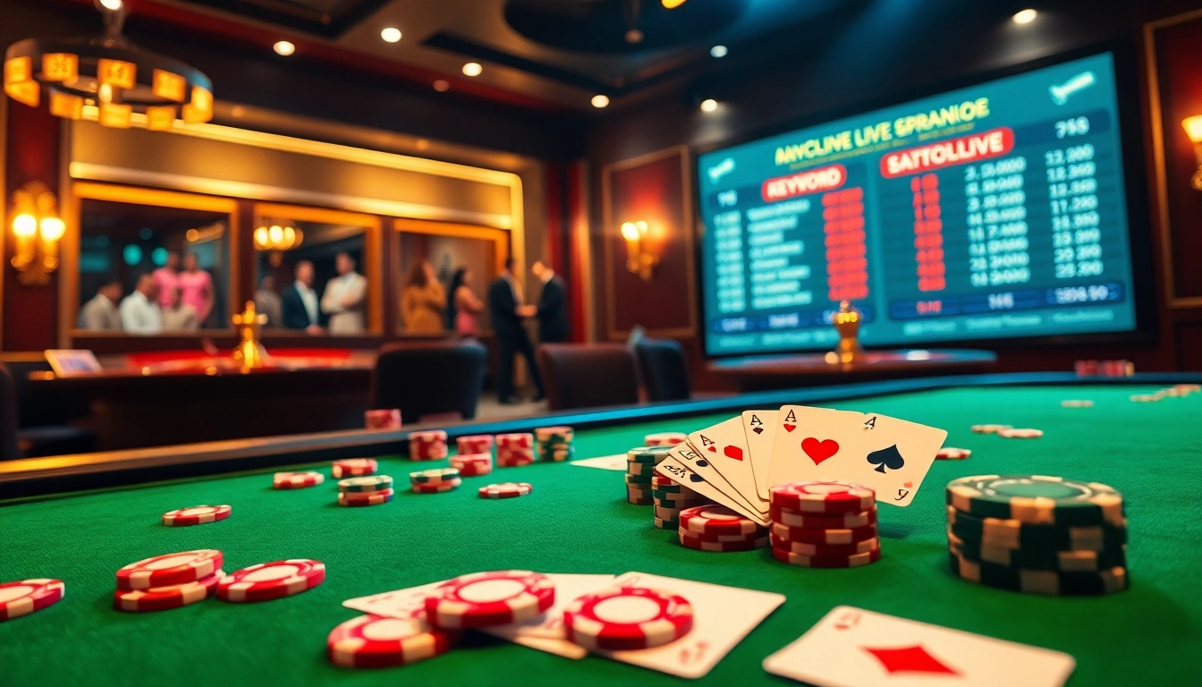 Socolive enhances the exhilaration of poker with vibrant chips and thrilling live scores displayed.