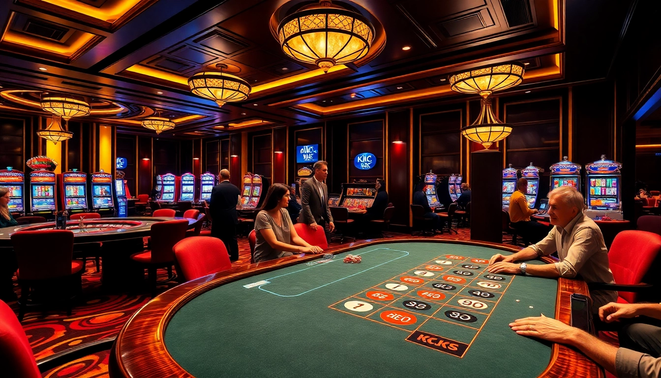 KJC offers an exciting poker night experience in a luxurious casino setting.