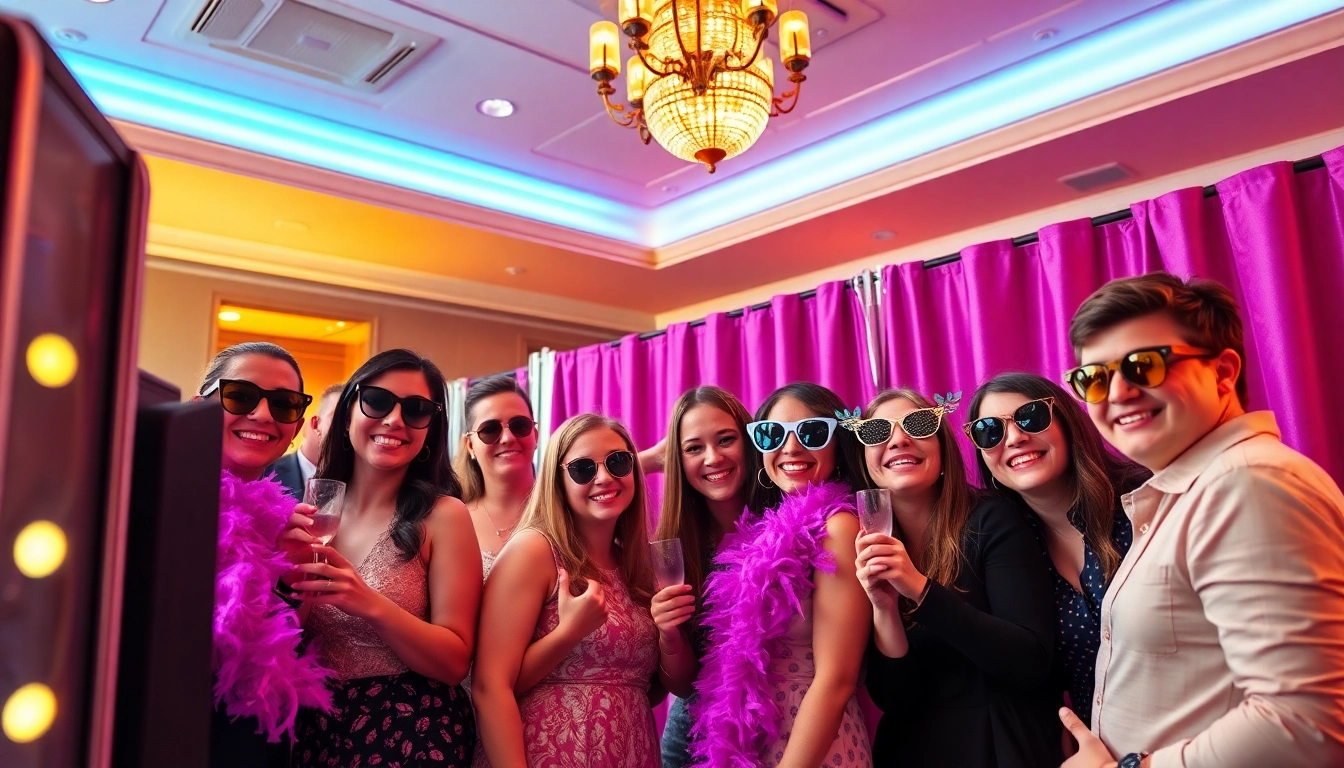 Las Vegas Photo Booth Rental with guests enjoying a vibrant event atmosphere.