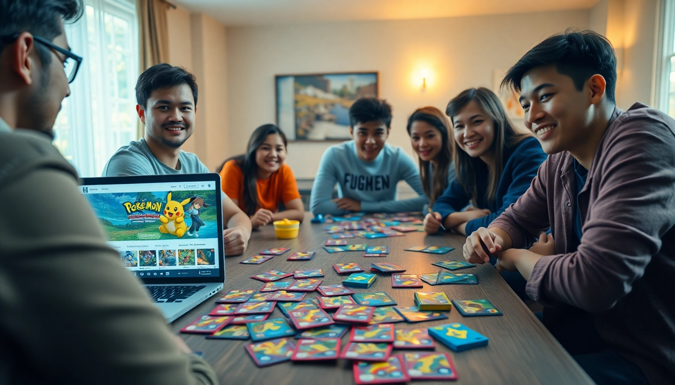 ポケモンカードゲームを楽しみながら、オンラインオリパ おすすめのオファーを探る若い成人層