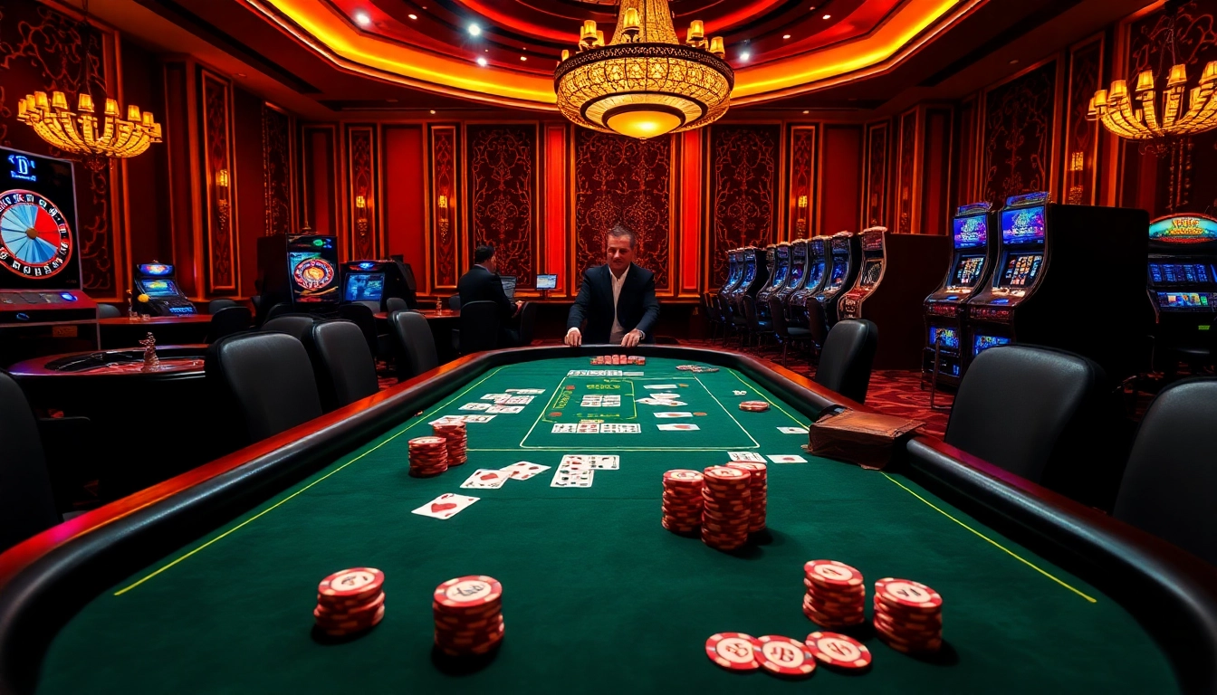 Experience the thrill of high-stakes poker at uu88 casino with vibrant chips and cards.