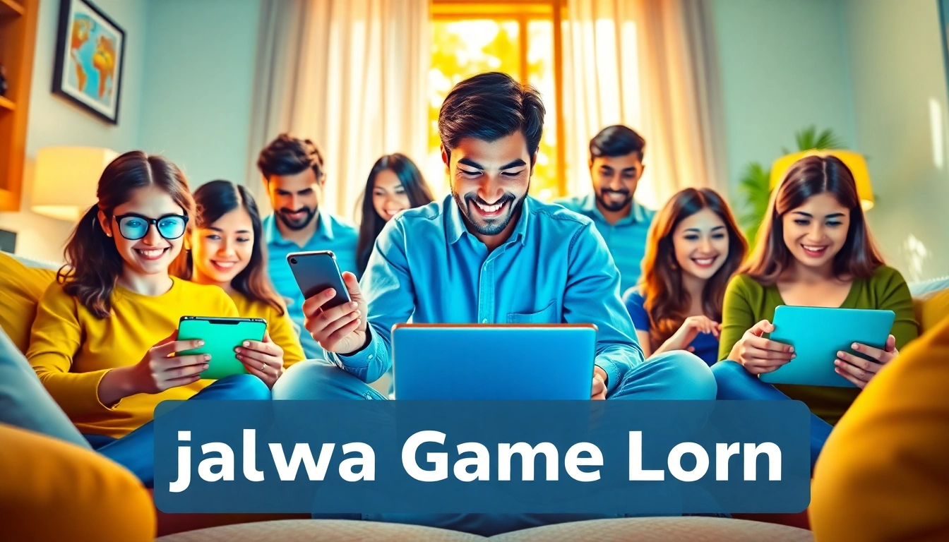 Users login to Jalwa Game on various devices, highlighting the seamless experience.