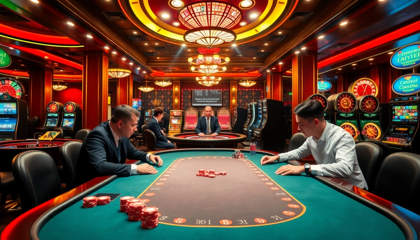 The original hidden wiki showcases a vibrant poker scene with professional dealers and exciting casino elements.