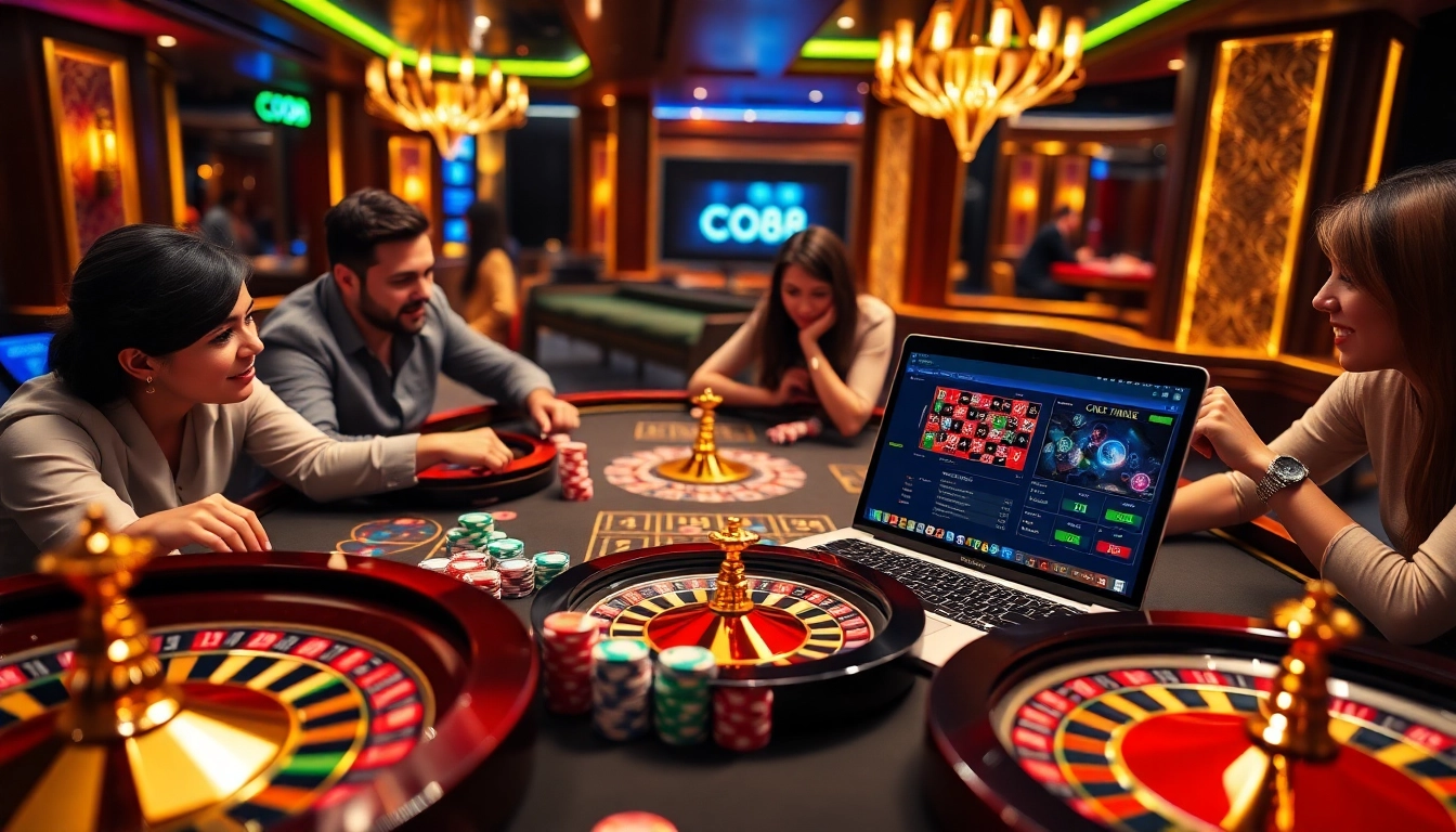 Engage with thrilling casino games at https://co88.vin/, featuring vibrant chips and roulette excitement.