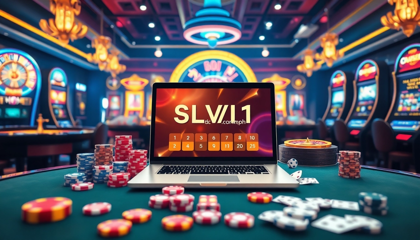 Experience the thrills of online gaming at https://slvip1.com.ph/ with vibrant casino elements and exciting gameplay.