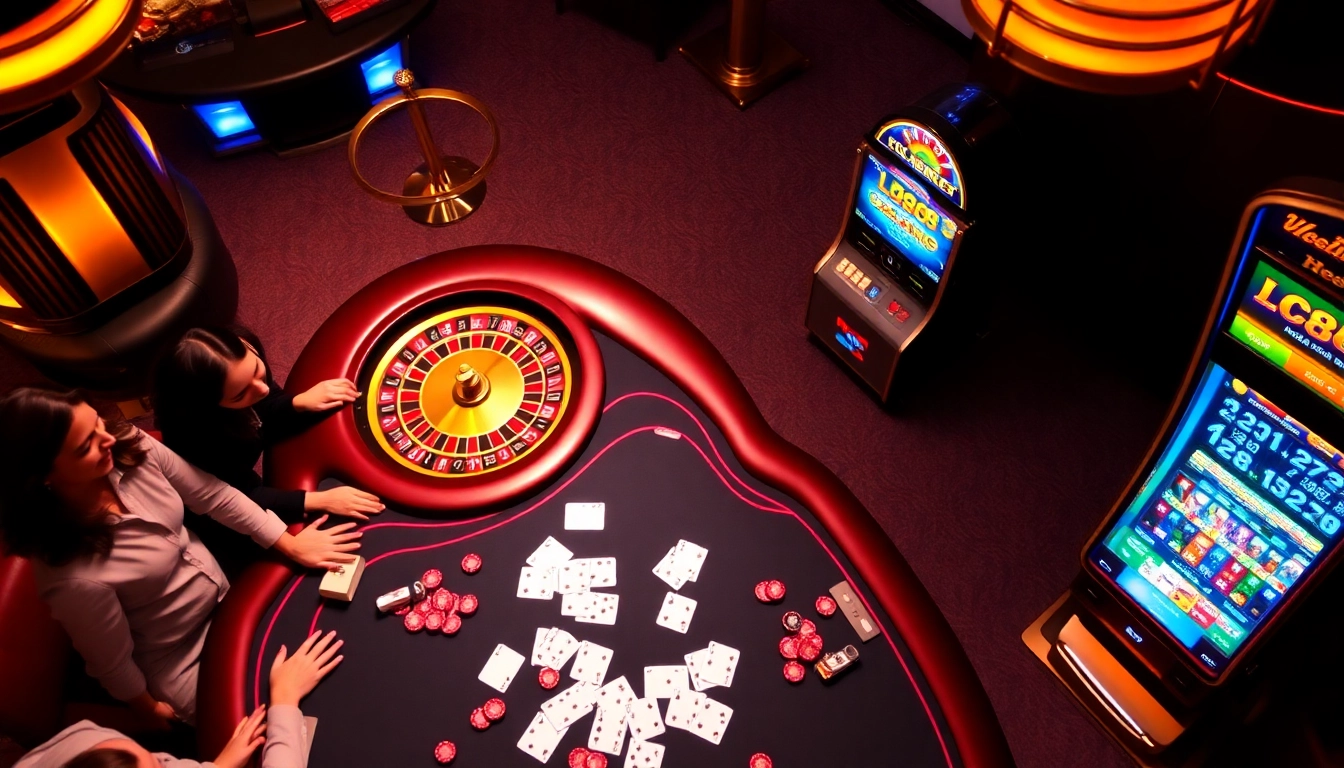 Experience the excitement of online gambling at https://lc88.media/ with vibrant casino tables and lively action.